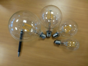 Klarglas-LED Lampen - traditionelles Edison-Licht